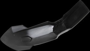 Harley Davidson oem LH Buckshot Mirror Satin Black #92416-08