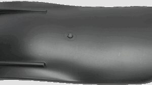 UFO Rear Mud Plate - Black - CRF 250/450 R/RX '17-'21