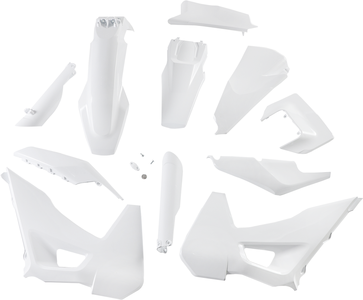 ACERBIS PLASTIC KIT HUS WHT