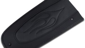 DRAG SPECIALTIES SEATS Fender Skin - Flame Stitched Automotive-Grade Vinyl Center