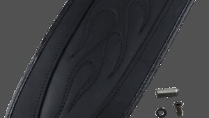 DRAG SPECIALTIES SEATS Fender Skin - Flame Stitched Automotive-Grade Vinyl Center