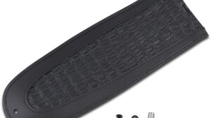 DRAG SPECIALTIES SEATS Fender Skin - Embossed Faux Gator Leather Center