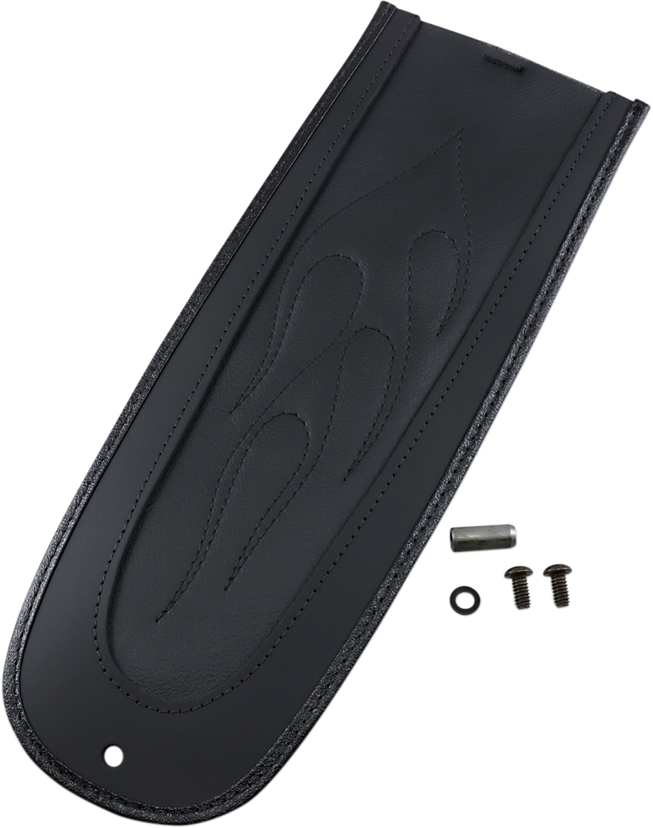 DRAG SPECIALTIES SEATS Fender Skin - Flame Stitched Automotive-Grade Vinyl Center