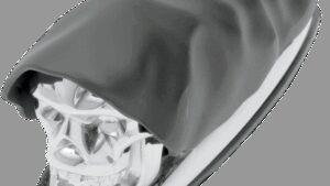 DRAG SPECIALTIES Shrouded Skull Fender Ornament