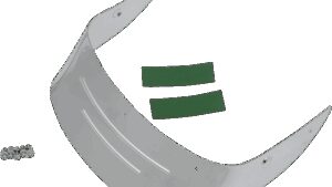 DRAG SPECIALTIES Fender Skirt - Rear - Chrome