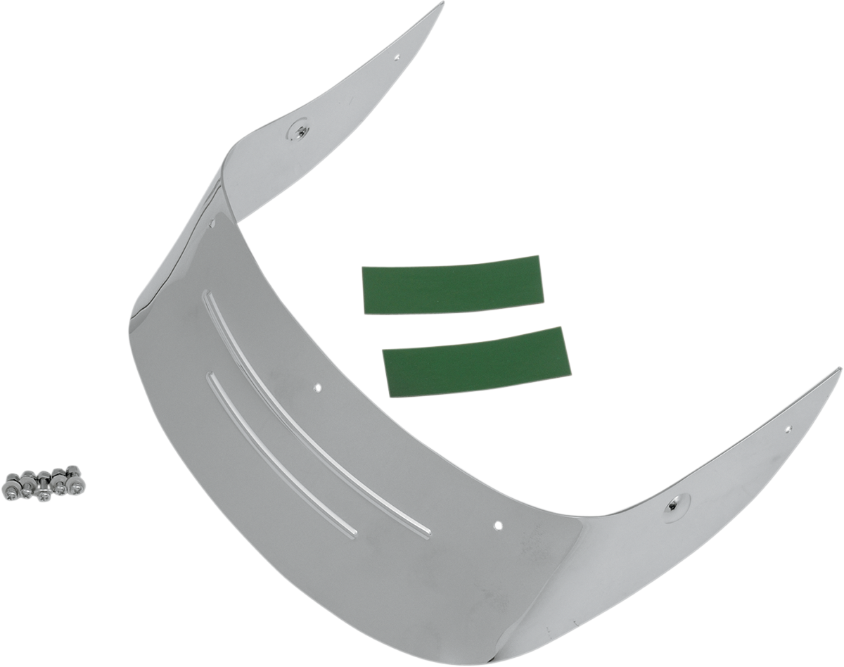 DRAG SPECIALTIES Fender Skirt - Rear - Chrome