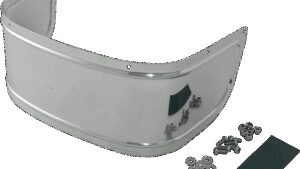 DRAG SPECIALTIES Fender Skirt - Front - Chrome