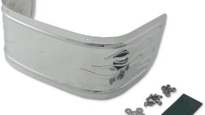 DRAG SPECIALTIES Fender Skirt - Front - Chrome