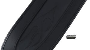 DRAG SPECIALTIES SEATS Fender Skin - Flame Stitched Automotive-Grade Vinyl Center