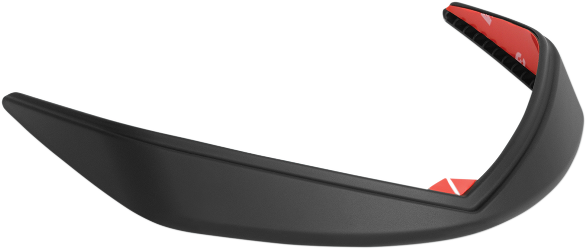 SHOW CHROME Fender Tip Accent - Front - Black