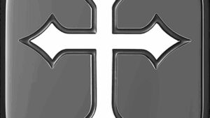 FIGURATI DESIGNS Antenna Cover - Right Rear Fender - Cross - Black