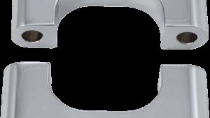 KLOCK WERKS Hugger Front Fender Mounting Blocks - For 21" Wheels - Chrome