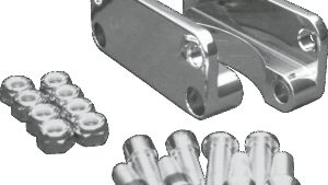 COVINGTONS Front Fender Relocator - Chrome - Touring '03-'13