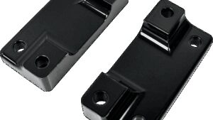 DRAG SPECIALTIES Fender-To-Fork Adapters - Gloss Black