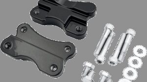 DRAG SPECIALTIES Fender-To-Fork Adapters - Gloss Black