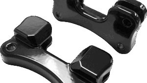 DRAG SPECIALTIES Fender-To-Fork Adapters - Gloss Black