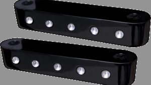 COVINGTONS Front Fender Spacers - Dimpled - Black