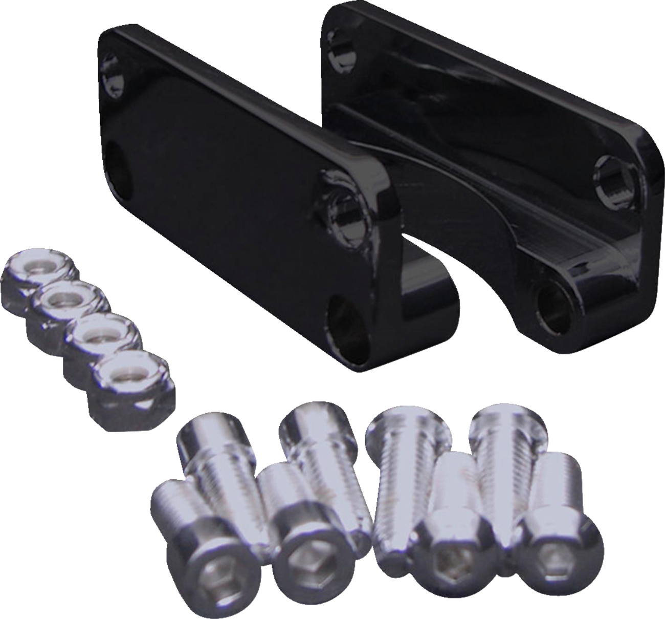 FIGURATI DESIGNS Antenna Cover - Left Rear Fender - Red Line American Flag - Black - Image 2