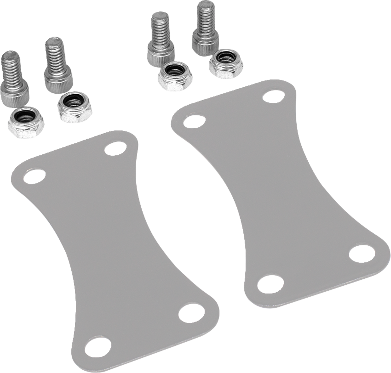 SHOW CHROME Fender Tip Accent - Front - Black - Image 2