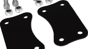 COASTAL MOTO Fender Brackets - Black - Touring/Trike