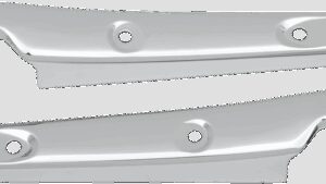 DRAG SPECIALTIES Rear Fender Strut - Stock-Style - Chrome - XL '04-'22