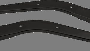 DRAG SPECIALTIES Rear Fender Strut - Stock-Style - Gloss Black - FLST