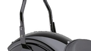 COBRA Round Sissy Bar - Short - Black - Sportster