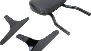 COBRA Round Sissy Bar - Standard - Black - Softail