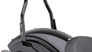 COBRA Round Sissy Bar - Standard - Black - Sportster