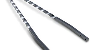 CYCLE VISIONS Twisted Sticks Sissy Bar - Chrome - 30"