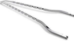 CYCLE VISIONS Twisted Sticks Sissy Bar - Chrome - 30"