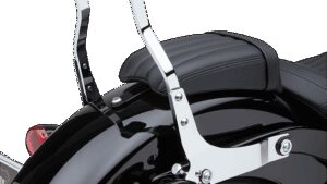 COBRA Backrest Kit - 14" - Chrome - Softail