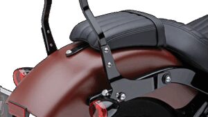 COBRA Backrest Kit - 14" - Black - Sportster