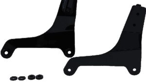DRAG SPECIALTIES Side Plates - Black