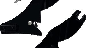 DRAG SPECIALTIES Quick Release Side Plates - Black