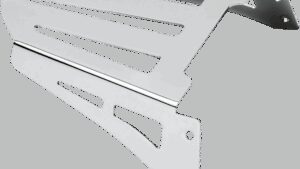 COBRA Sissy Bar Luggage Rack - Chrome - Laser-cut