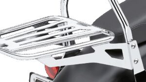 COBRA Sissy Bar Luggage Rack - Chrome - Tubular
