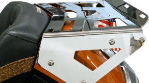 RIVCO PRODUCTS Luggage Rack - Chrome - Spyder RT