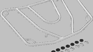 SHOW CHROME Tour Trunk Luggage Rack - Chrome