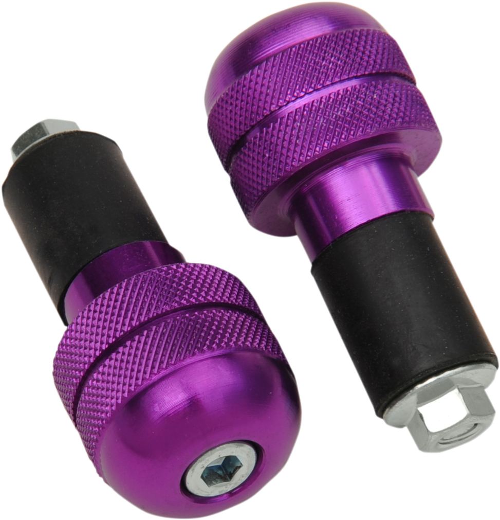 K&S TECHNOLOGIES Anti-Vibration Handlebar End - Purple