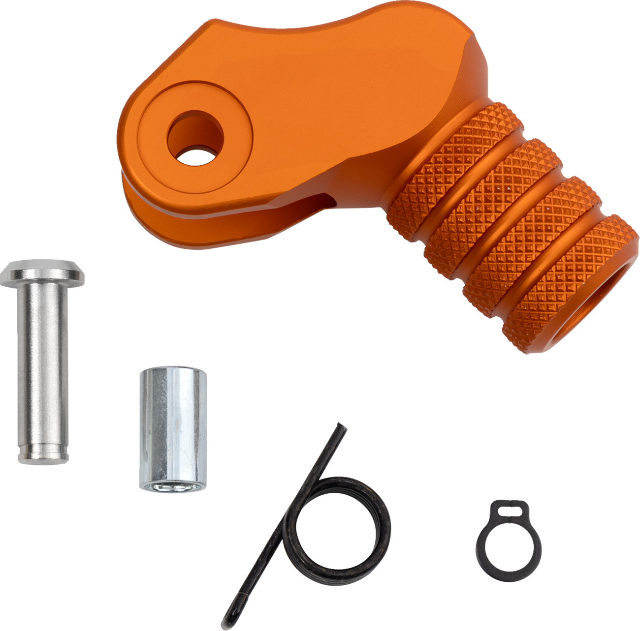 MOOSE OFFROAD Knurled Shift Lever Tip - 20 mm - Orange