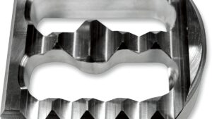 JOKER MACHINE Serrated Brake Cover - Chrome