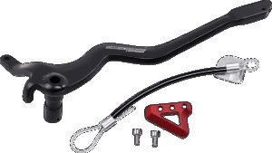 MOOSE OFFROAD Brake Pedal - Red - Honda