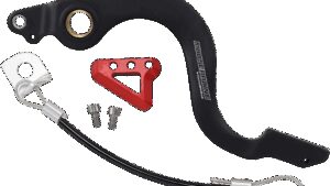MOOSE OFFROAD Brake Pedal - Red - Honda