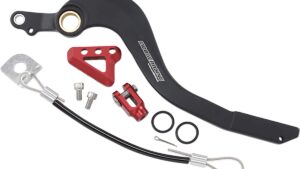 MOOSE OFFROAD Brake Pedal - Red - Honda