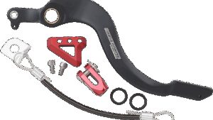 MOOSE OFFROAD Brake Pedal - Red - Honda