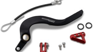 MOOSE OFFROAD Brake Pedal - Red - Honda