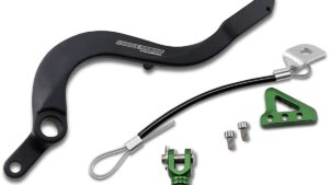 MOOSE OFFROAD Brake Pedal - Green - Kawasaki
