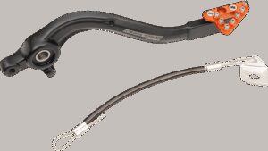 MOOSE OFFROAD Brake Pedal - Orange - KTM