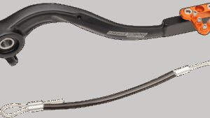 MOOSE OFFROAD Brake Pedal - Orange - KTM